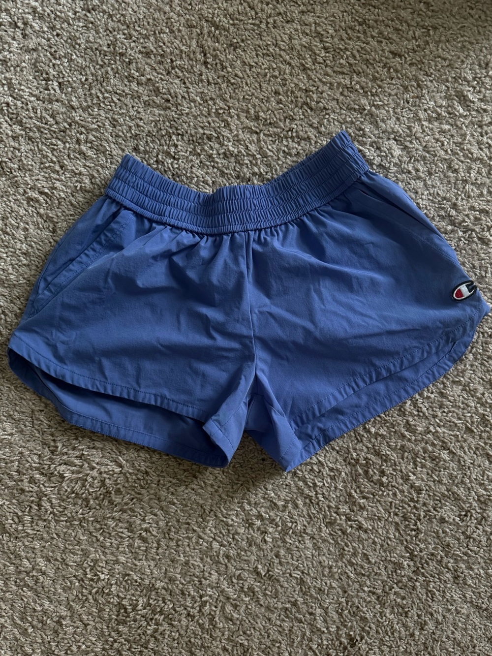Champion Women's Periwinkle Lightweight Athletic Shorts